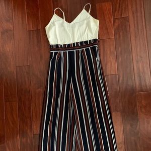 Algae’s State Striped Jumpsuit